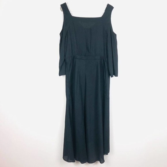 NWOT Soft Surroundings Off The Shoulders 100% Tencel Lyocell Midi Dress - Picture 2 of 8
